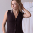 Merino veste ar pogām
