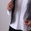 Merino veste ar pogām