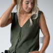 Sasienama kokvilnas veste