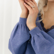 Reversible merino sweater