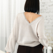 Reversible merino sweater