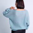 Mohair sweater boat-neck