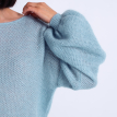 Mohair sweater boat-neck