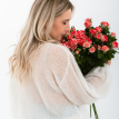 Mohair sweater boat-neck