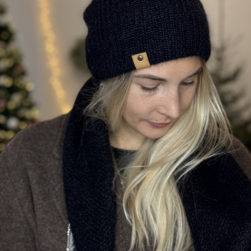 Pūkainā mohēras/zīda cepure