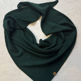 Trijstūra formas merino vilnas šalle