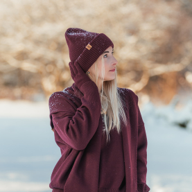 Cepure - bīnijs ar dubulto atloku