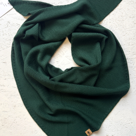 Trijstūra formas merino vilnas šalle