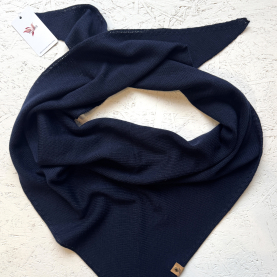 Trijstūra formas merino vilnas šalle