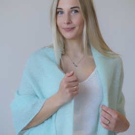 Mohēras/zīda lielais lakats