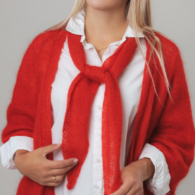 Mohēras šallīte “Kruasāns”