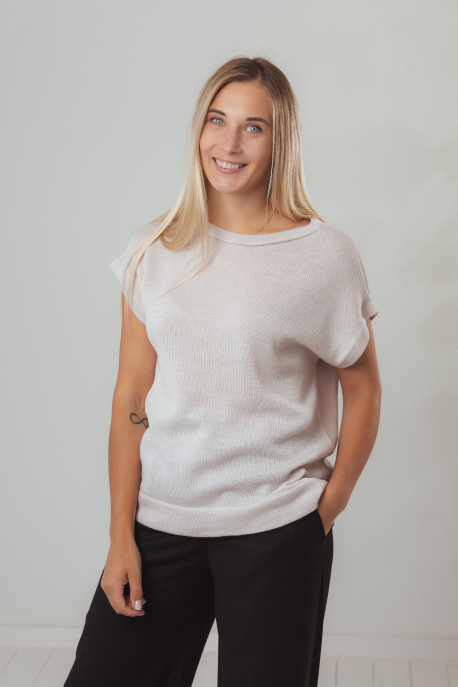 Merino wool top “Marta”