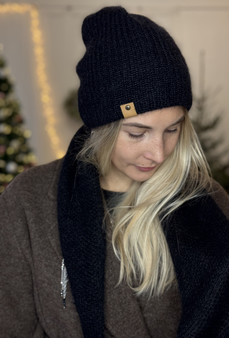 Pūkainā mohēras/zīda cepure