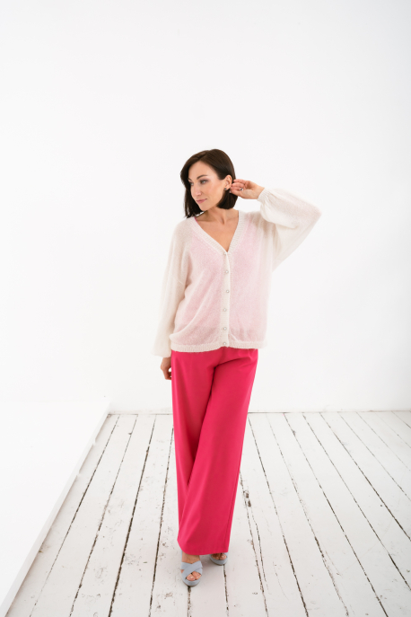 Button up mohair cardigan