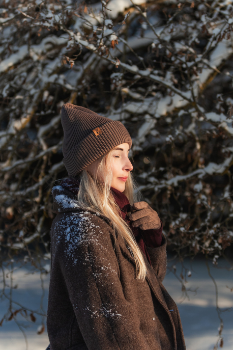 Cepure - bīnijs ar dubulto atloku