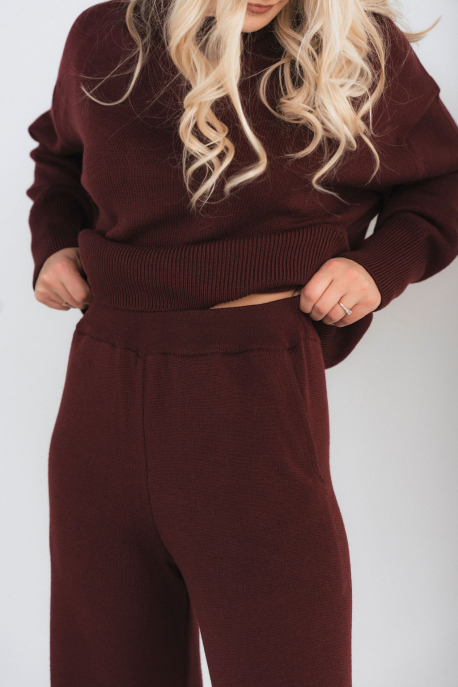 Adītas merino vilnas bikses