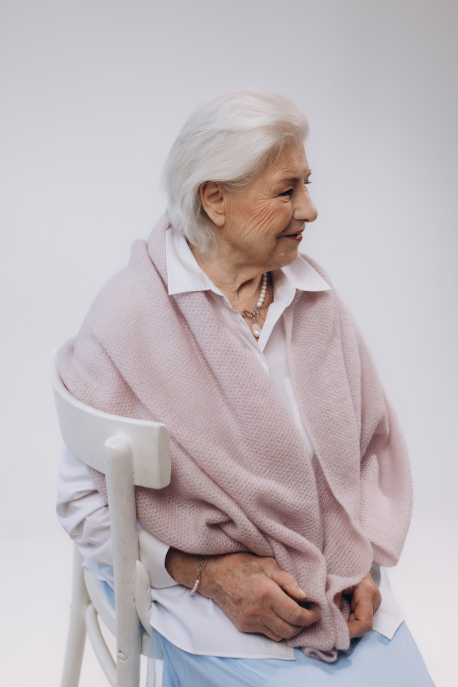 Mohēras/zīda lielais lakats