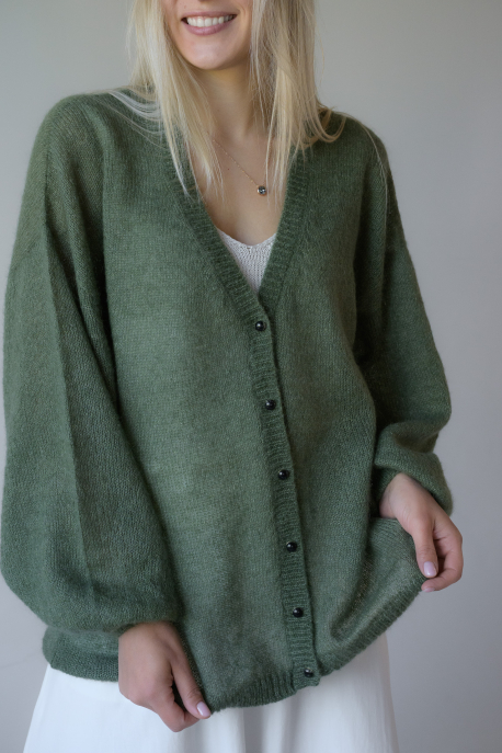 Button up mohair cardigan