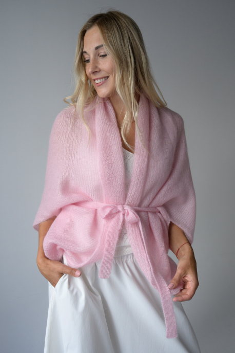 Mohair silk Cocoon Cardigan