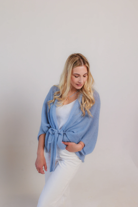 Mohair silk Cocoon Cardigan